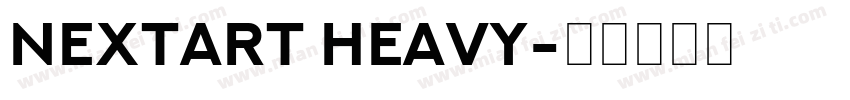NEXTART Heavy字体转换